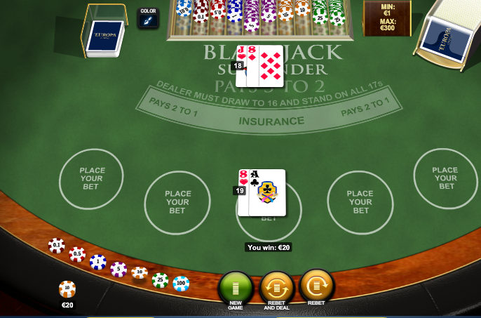 Blackjack Surrendor