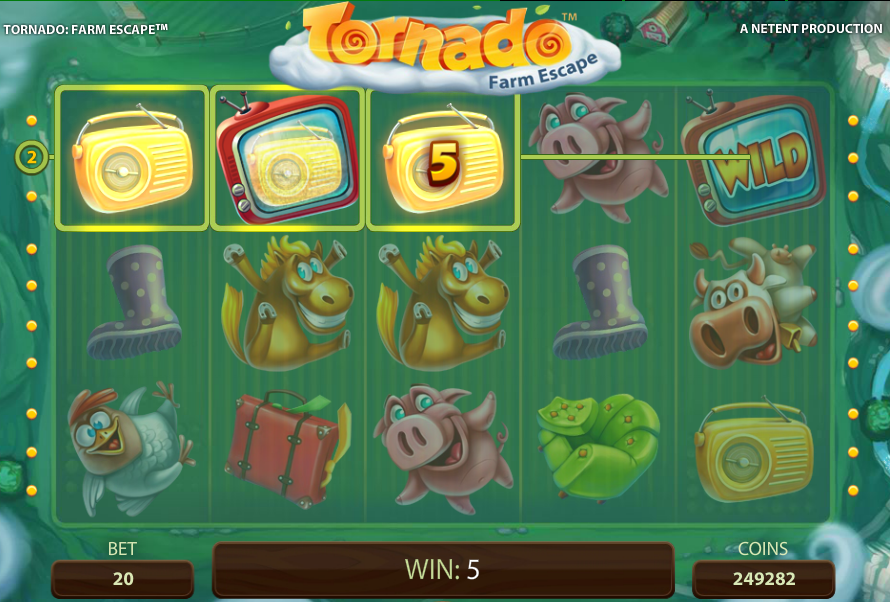 Tornado Farm Escape Slot